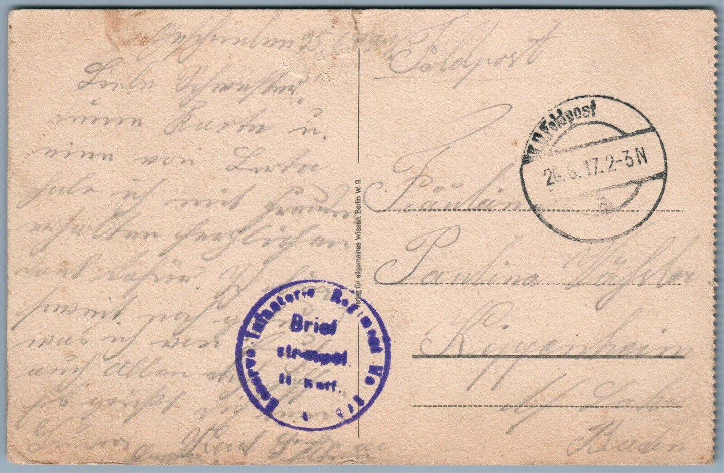 POLISH VILLAGE PEOPLE ANTIQUE POSTCARD GERMAN WWI FELDPOST