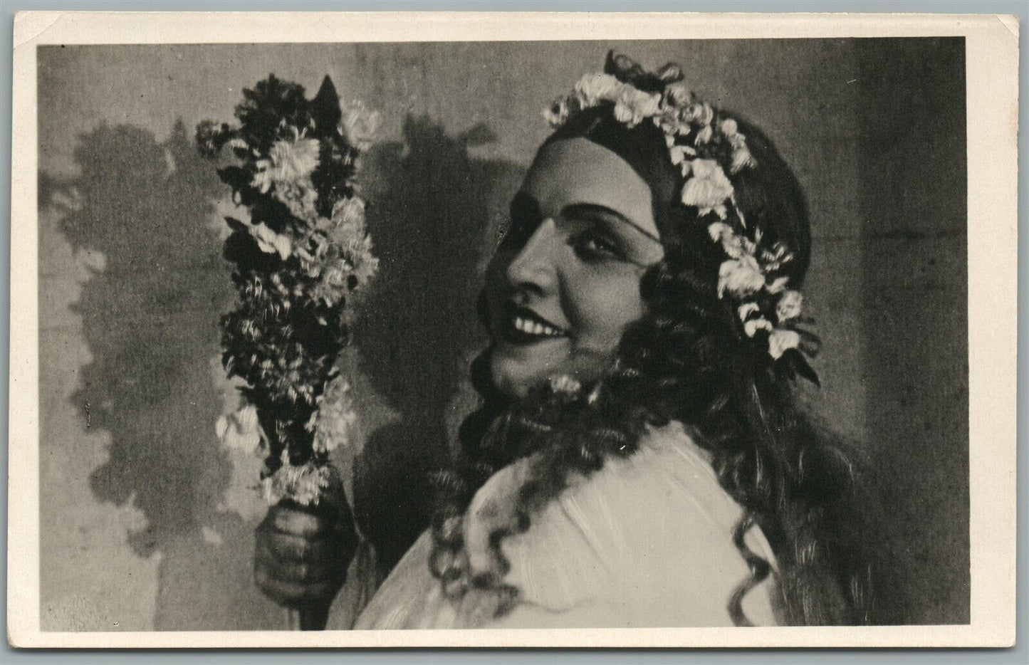 UKRAINIAN KIEV THEATRE OPERA SNOWMAIDEN ACTRESS VINTAGE REAL PHOTO POSTCARD RPPC