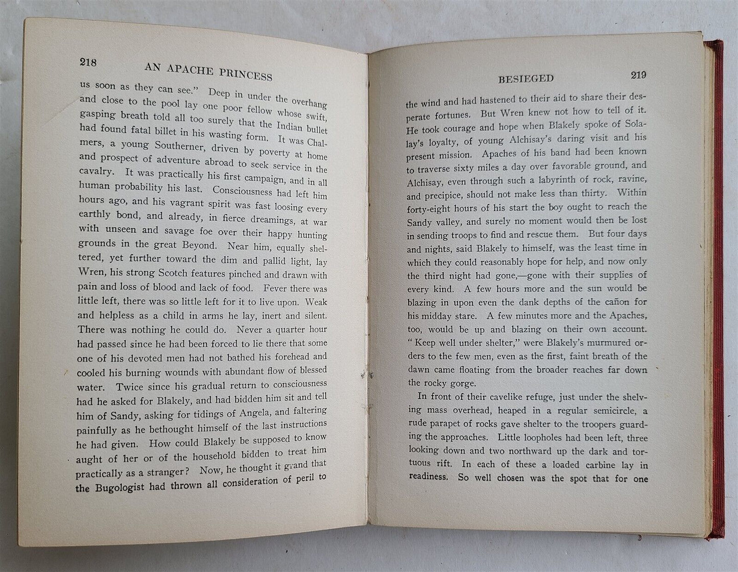 1903 AN APACHE PRINCESS GENERAL CHARLES KING antique AMERICANA illustrated