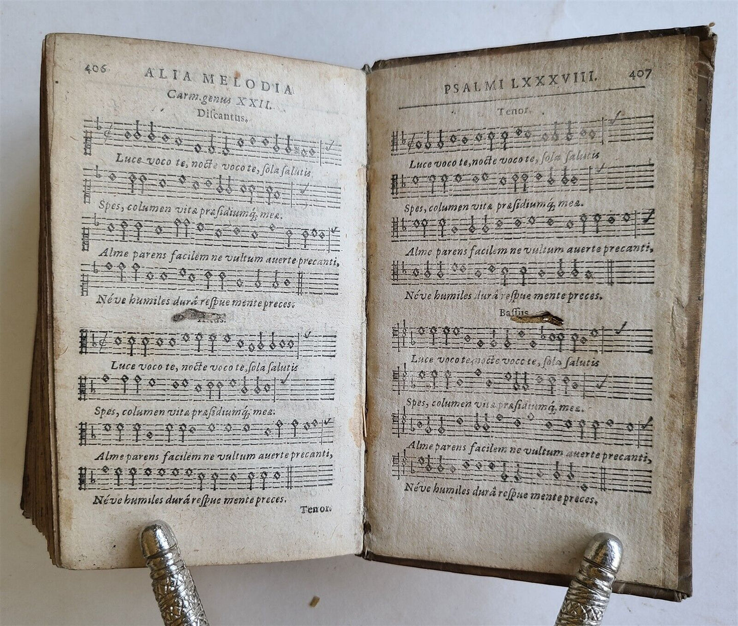 1613 IN GEORGII BUCHANANI PARAPHRASIN PSALMORUM antique VELLUM BOUND