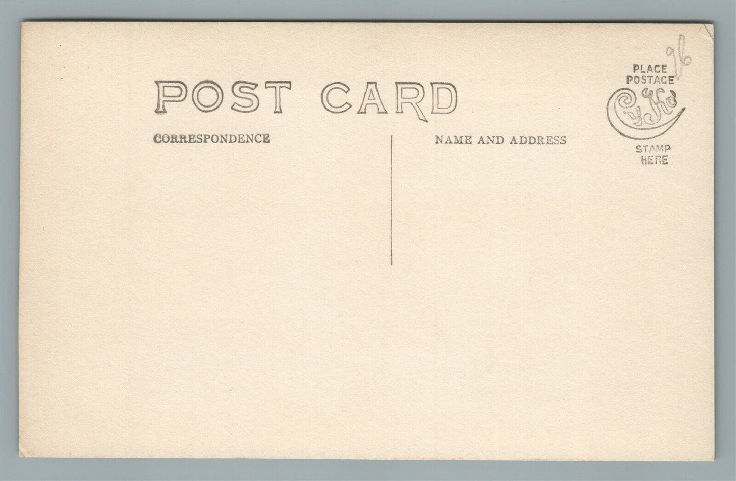 BRIMFIELD MA SHERMAN LAKE ANTIQUE REAL PHOTO POSTCARD RPPC