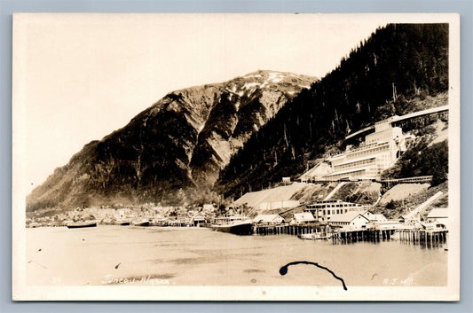 JUNEAU AK VINTAGE REAL PHOTO POSTCARD RPPC