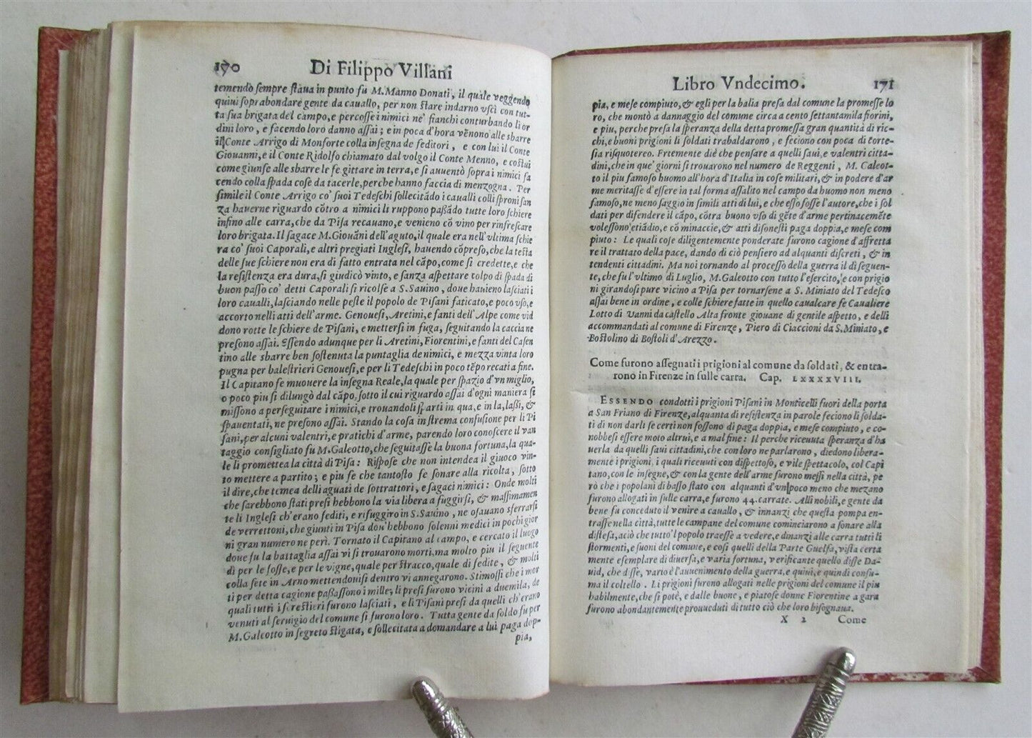 1577 DELLA HISTORIA DI MATTEO VILLIANI antique ITALIAN HISTORY 16th CENTURY