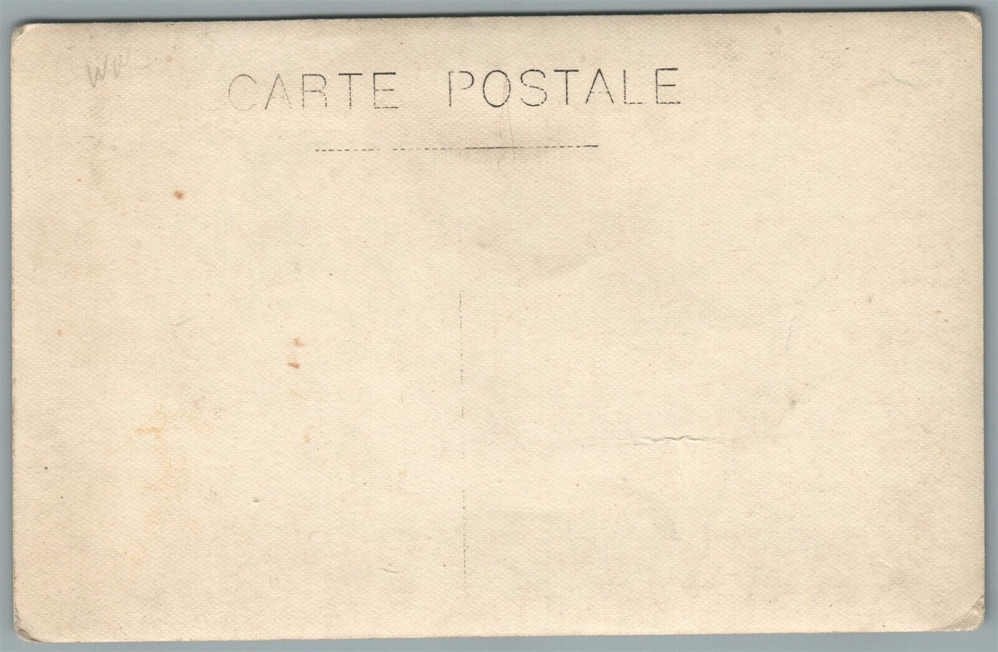 WWI GERMAN PRISONERS in BREST FRANCE ANTIQUE REAL PHOTO POSTCARD RPPC