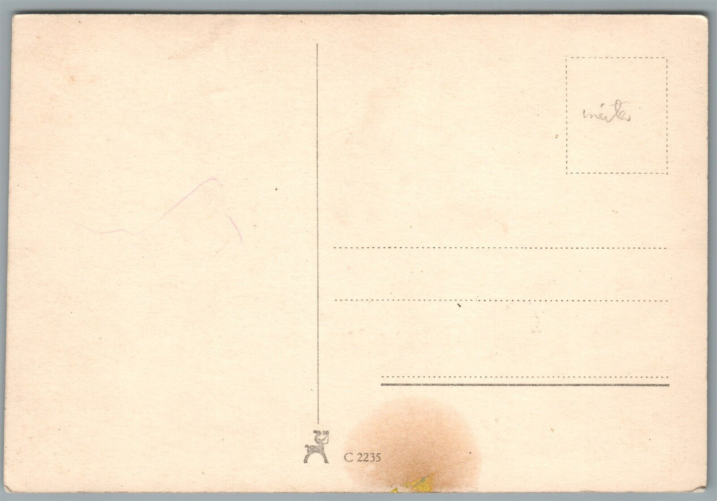 BEAUTY and the DOGS ANTIQUE REAL PHOTO POSTCARD RPPC