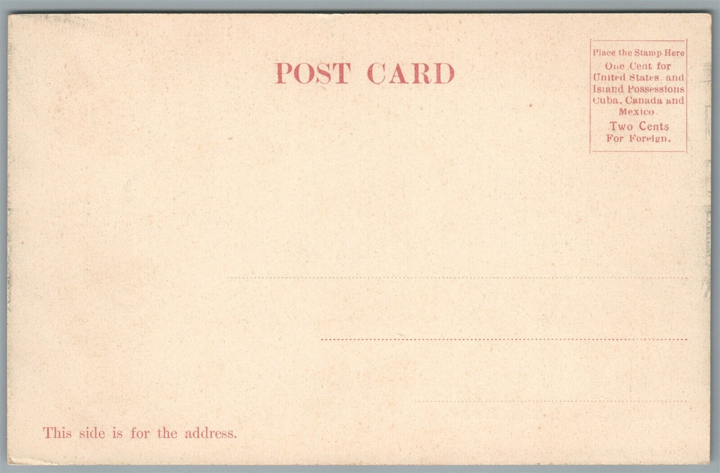 HUDSON MA WOOD'S SQUARE ANTIQUE POSTCARD