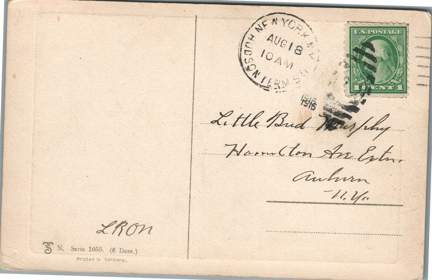 GROUP OF KITTENS ANTIQUE POSTCARD