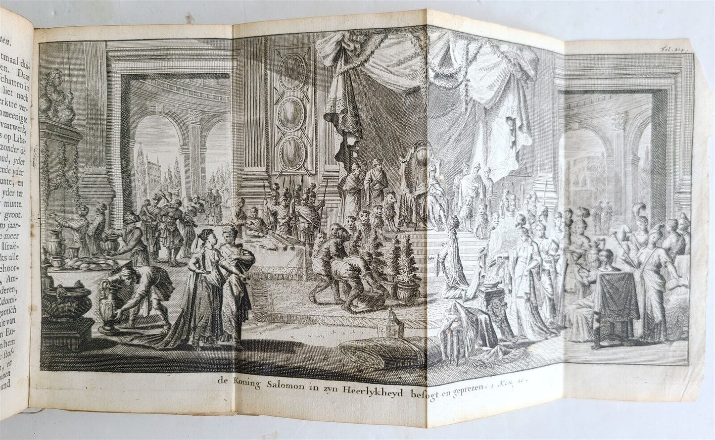 1715 HEBREW REPUBLIC in DUTCH antique ILLUSTRATED Judaica VELLUM BINDING