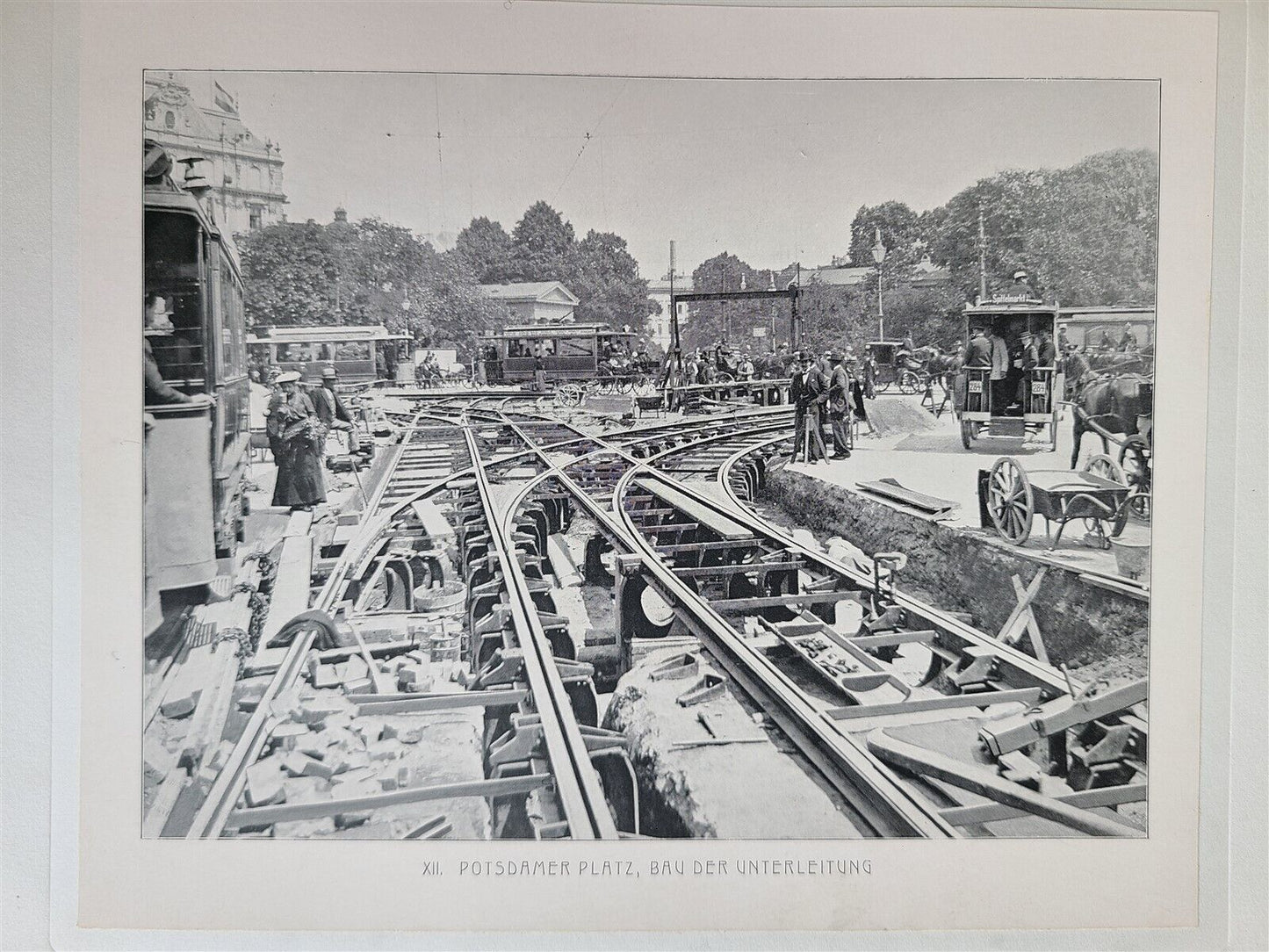 1911 DIE GROSSE BERLINER STRASSENBAHN UND NEBENBAHNEN antique PHOTO ILLUSTRATED