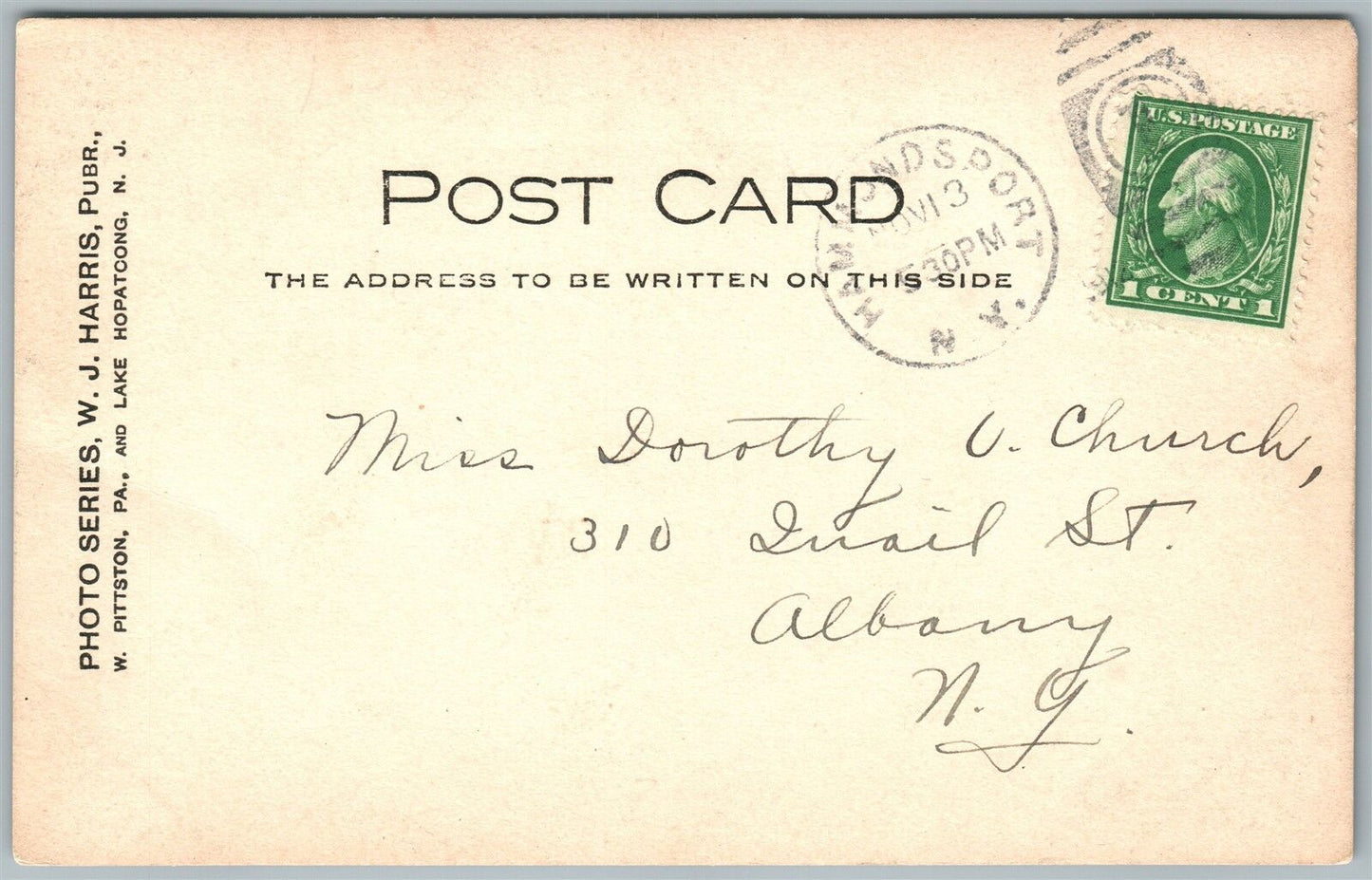 LAKE KEUKA NY VINEYARDS GRAPE ANTIQUE REAL PHOTO POSTCARD RPPC w/ CORK CANCEL