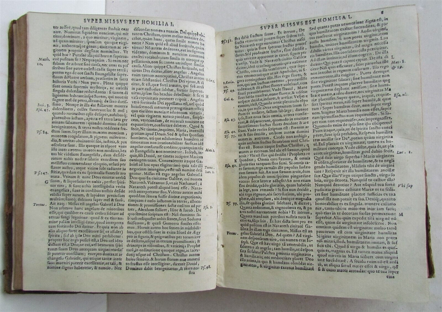 1583 2 volumes ANTIQUE 16th century D.BERNARDI OPERA Bernard of Clairvaux VENICE