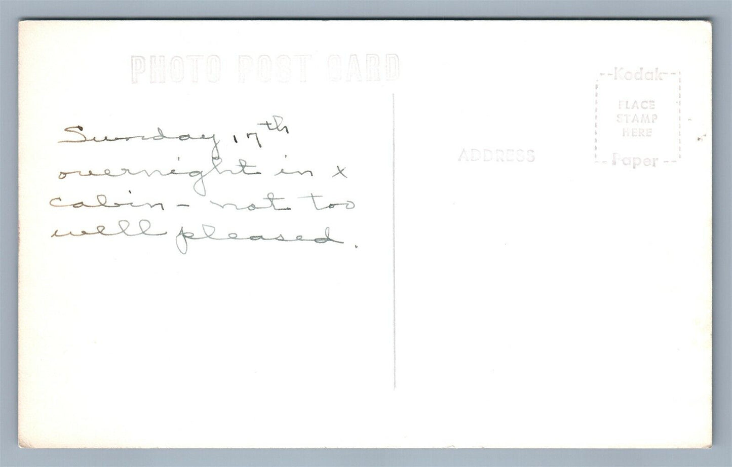 MILTON VT RILEY'S TAVERN STORE & CABINS VINTAGE REAL PHOTO POSTCARD RPPC