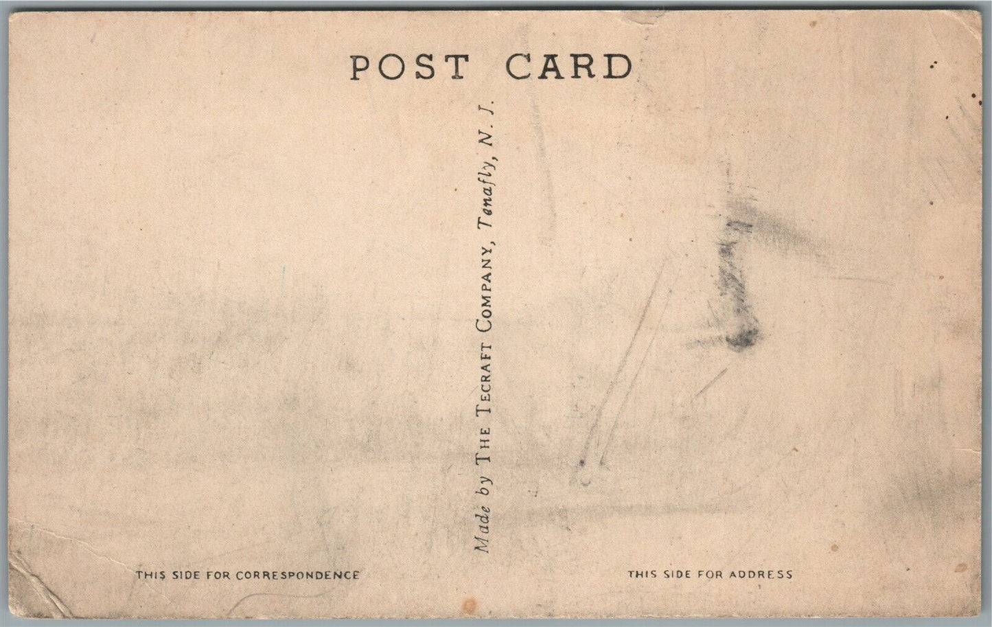 PITTSTOWN NJ FRANKLIN TOWNSHIP SCHOOL VINTAGE POSTCARD