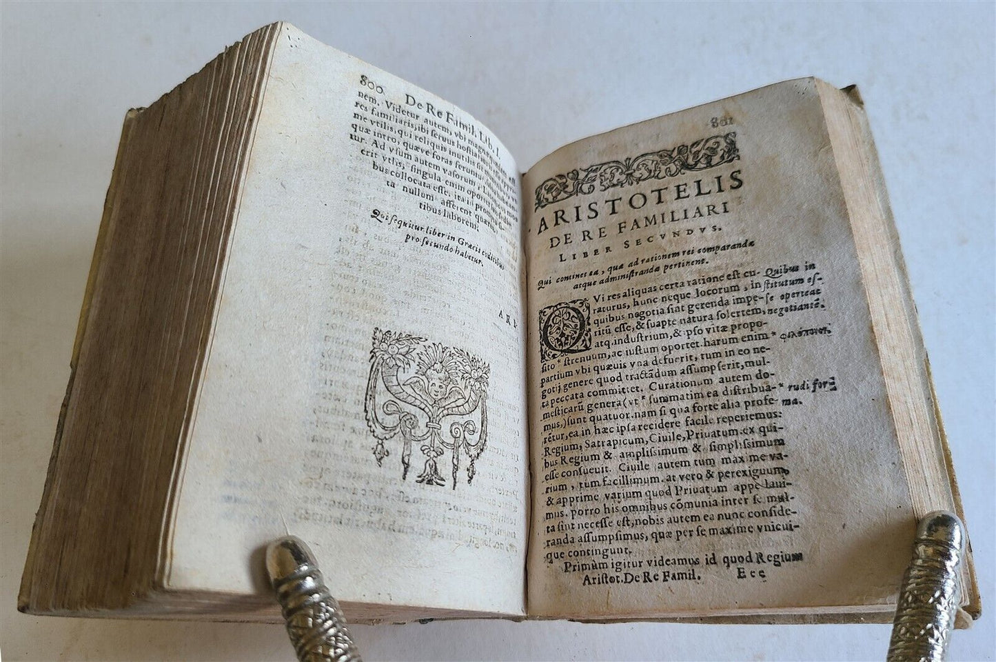 1608 ARISTOTLE in LATIN antique ARISTOTELIS STAGIRITAE VELLUM BOUND