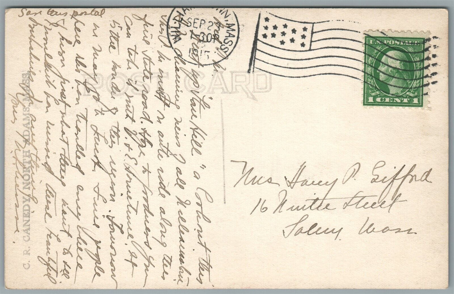 MOHAWK TRAIL MA ANTIQUE REAL PHOTO POSTCARD RPPC