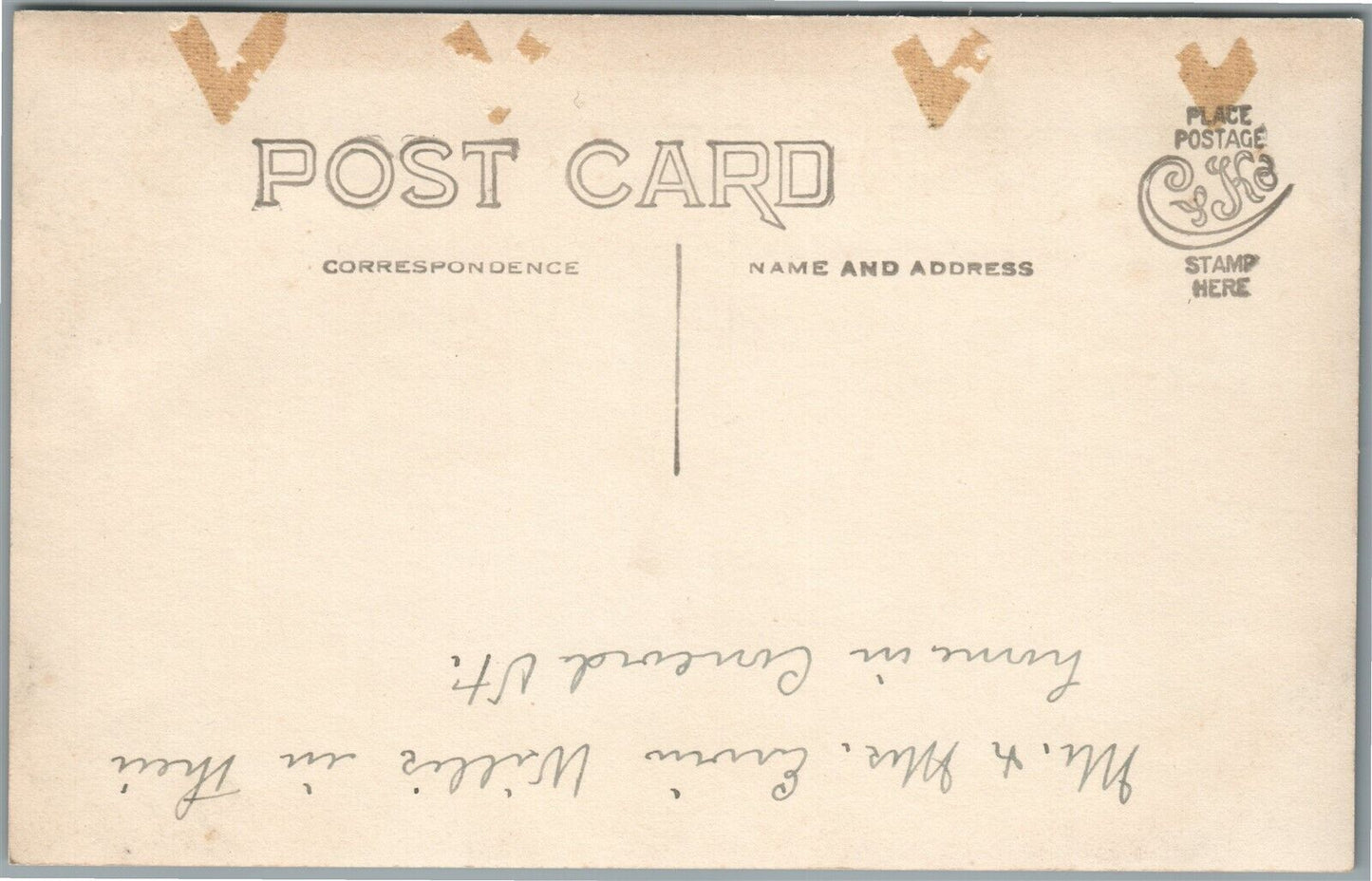 CONCORD VT FAMILY w/ CAT & DOG ANTIQUE REAL PHOTO POSTCARD RPPC