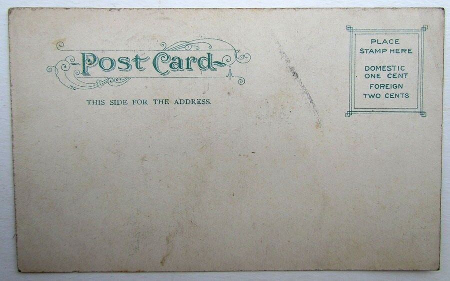 PHILADELPHIA PA CHESTNUT STREET 8th St. ANTIQUE UNDIVIDED POSTCARD railroad TRAM