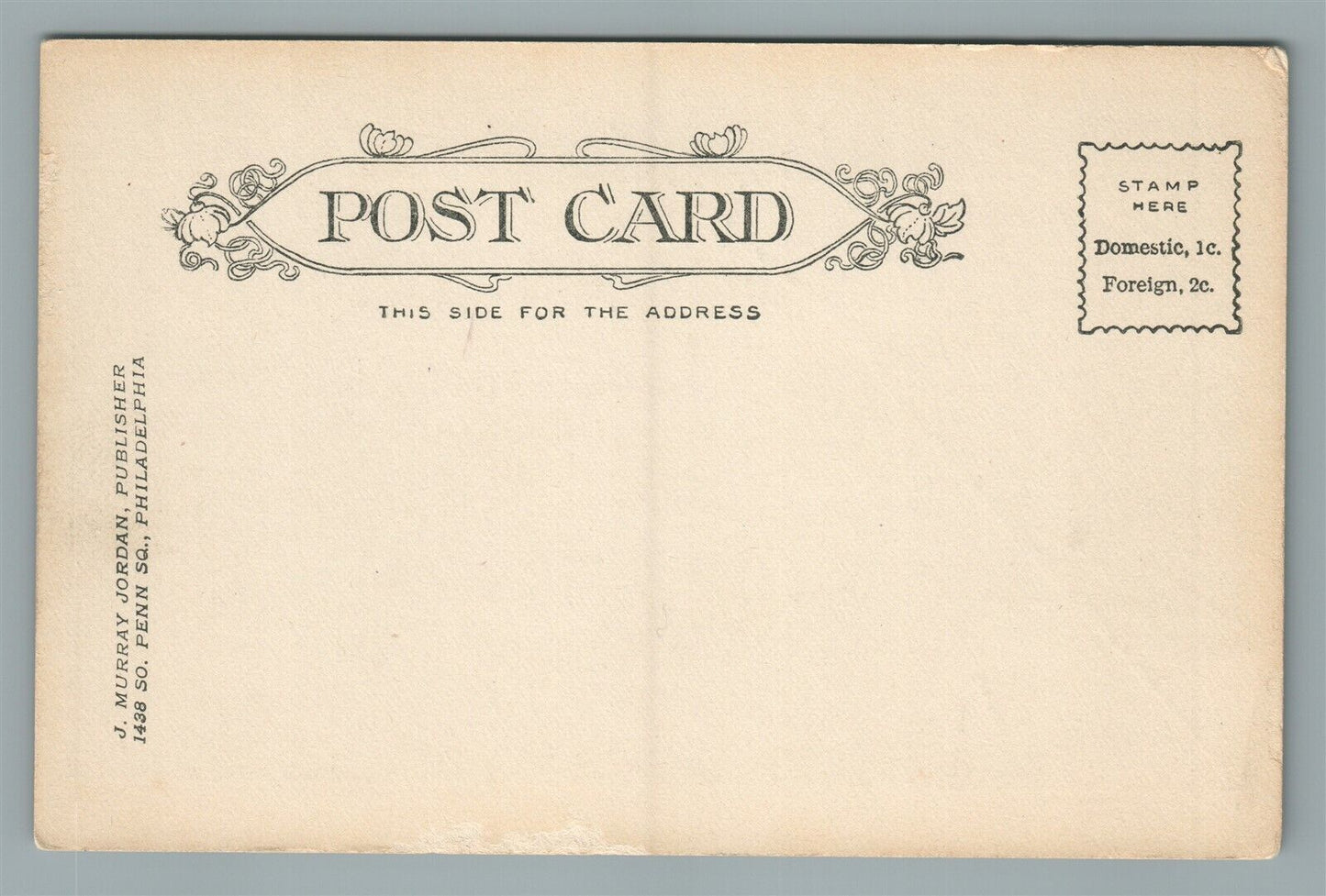 LUMBERTVILLE PA M.E. CHURCH ANTIQUE POSTCARD