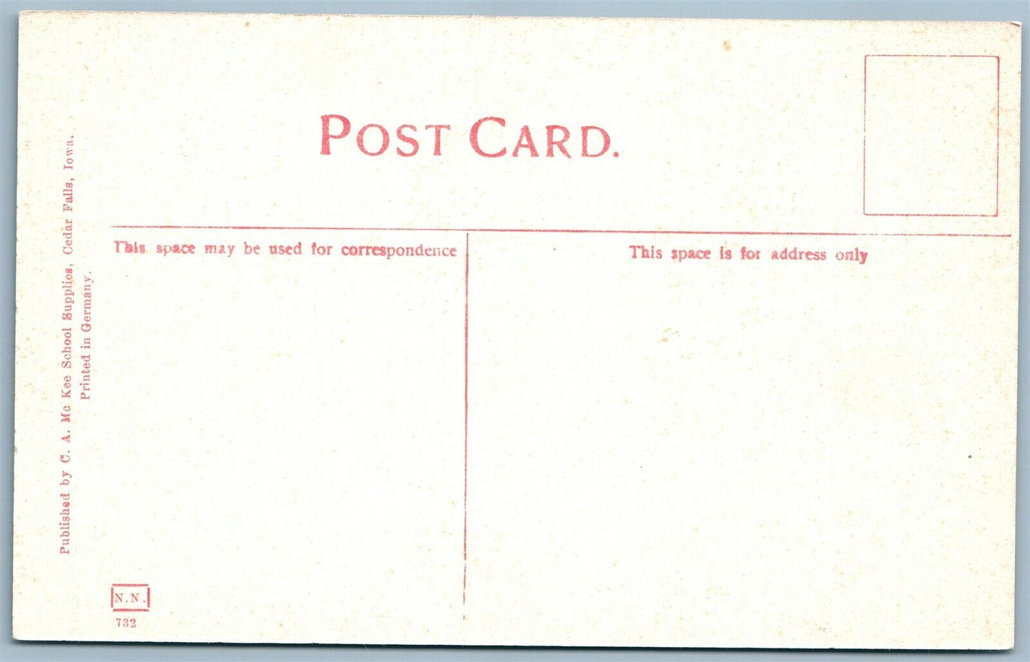 CEDAR FALLS IA GERMAN EVANGELICAL CHURCH ANTIQUE POSTCARD