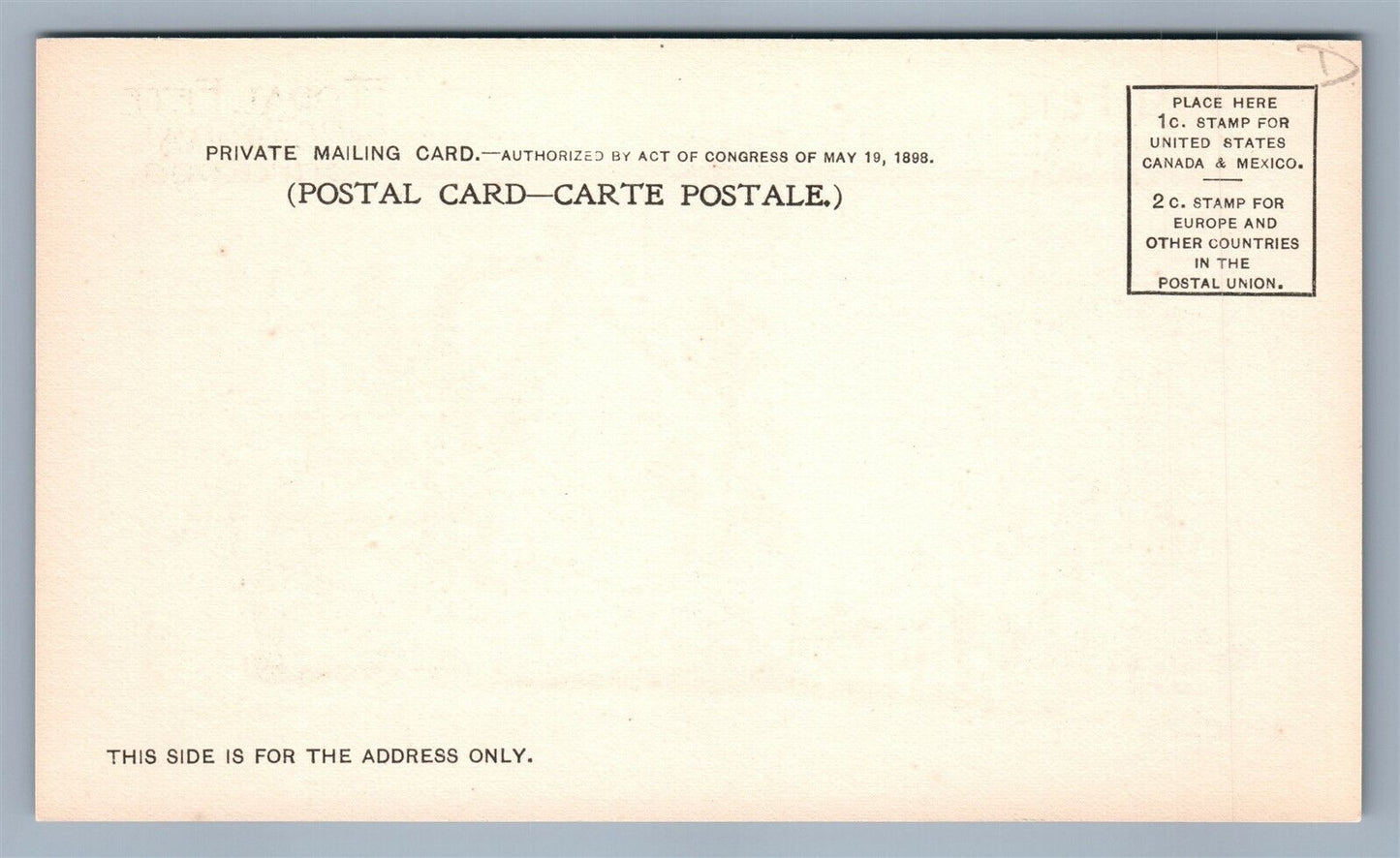 SARATOGA NY FLORAL FETE & CARNIVAL PRIVATE MAILING CARD ANTIQUE POSTCARD art