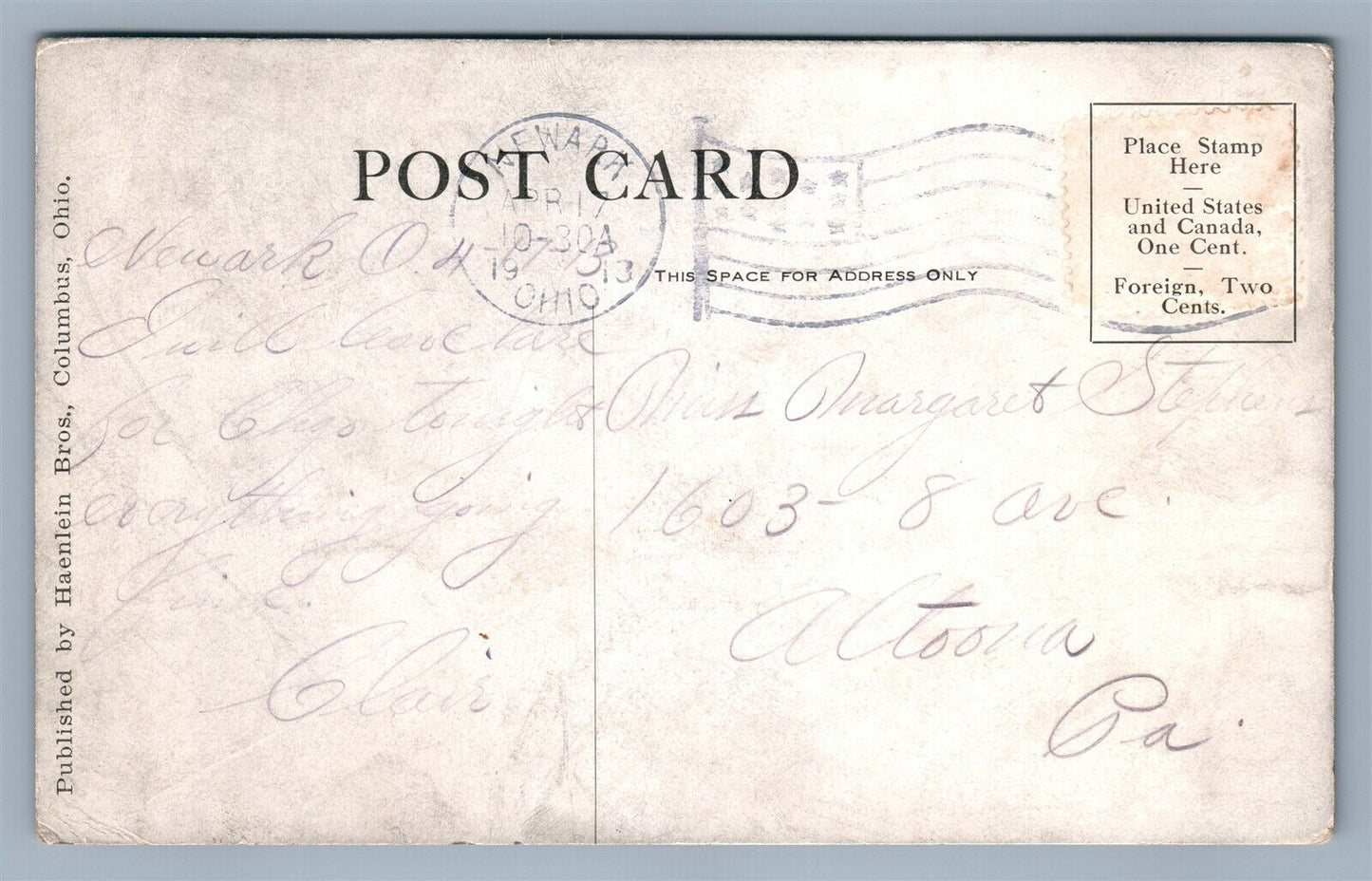 DAYTON OH flood UNION railroad STATION ANTIQUE POSTCARD railway DEPOT