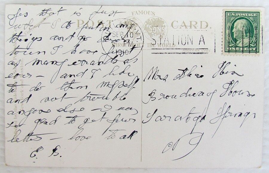 OTTER CREEK PROCTOR VT ANTIQUE 1910 POSTCARD