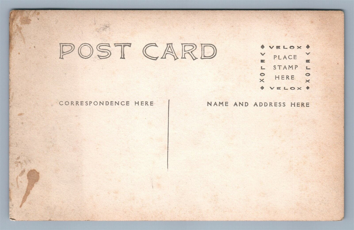 MAN w/ CALF VINTAGE REAL PHOTO POSTCARD RPPC