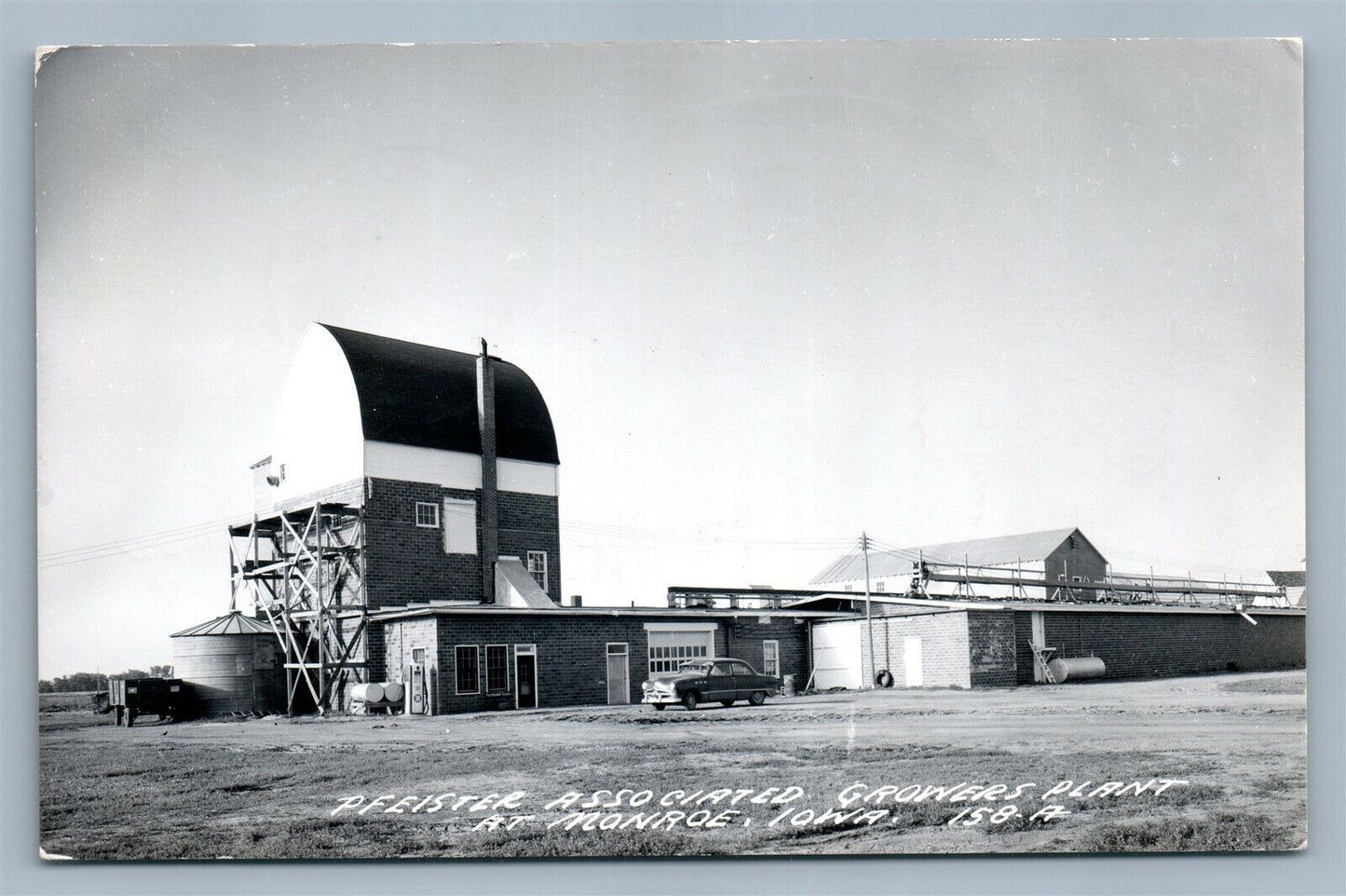 MONROE IA PFEISTER ASSOCIATED GROWERS PLANT VINTAGE REAL PHOTO POSTCARD RPPC