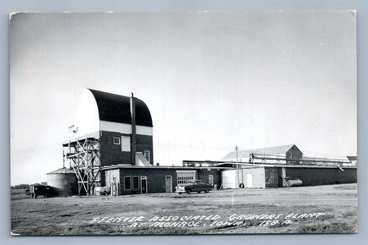 MONROE IA PFEISTER ASSOCIATED GROWERS PLANT VINTAGE REAL PHOTO POSTCARD RPPC
