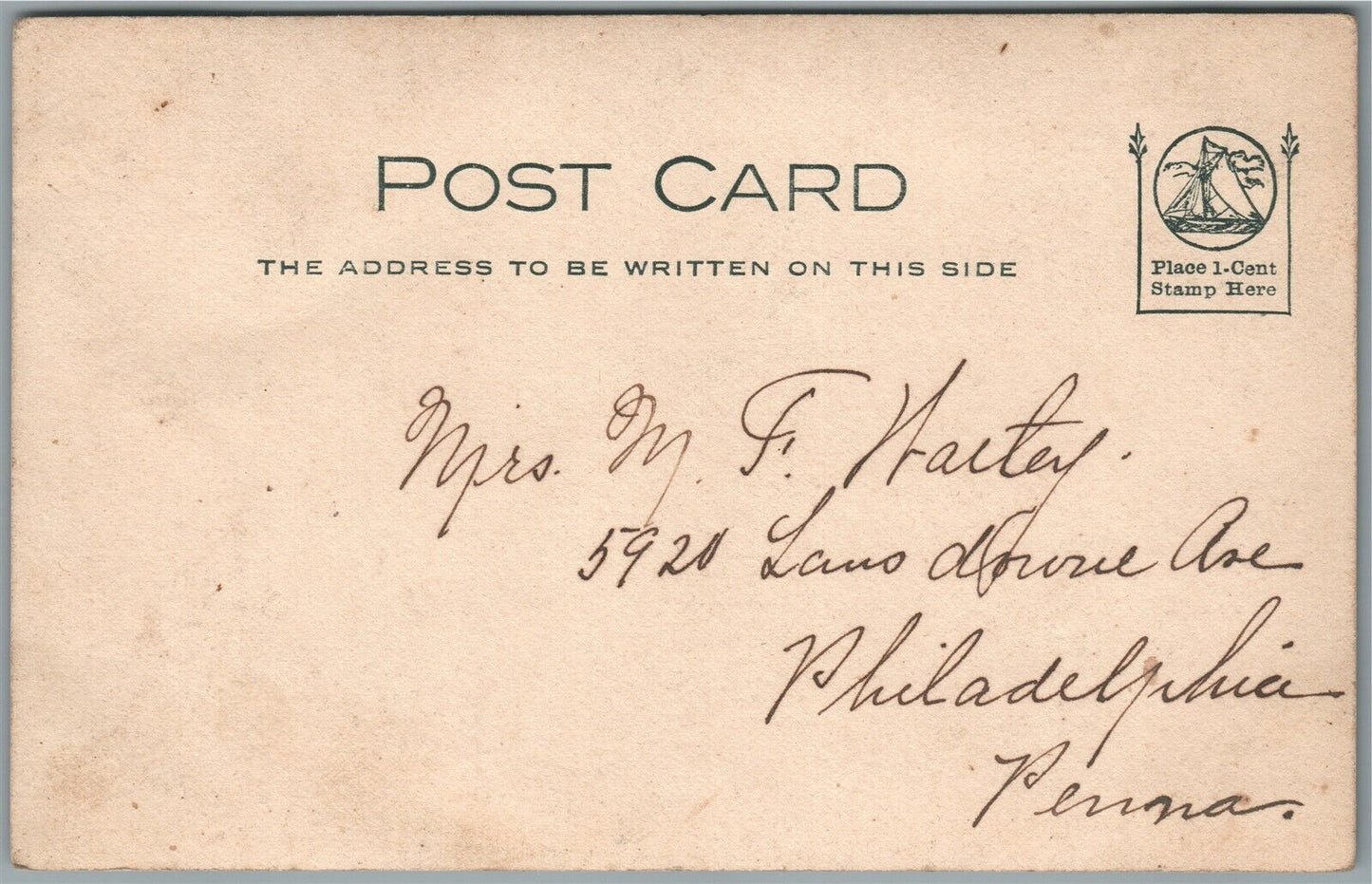 SUSSEX NJ CLOVE CREEK ANTIQUE REAL PHOTO POSTCARD RPPC