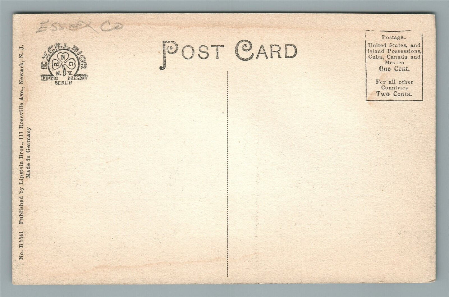 NEWARK NJ ROSEVILLE AVENUE ANTIQUE POSTCARD