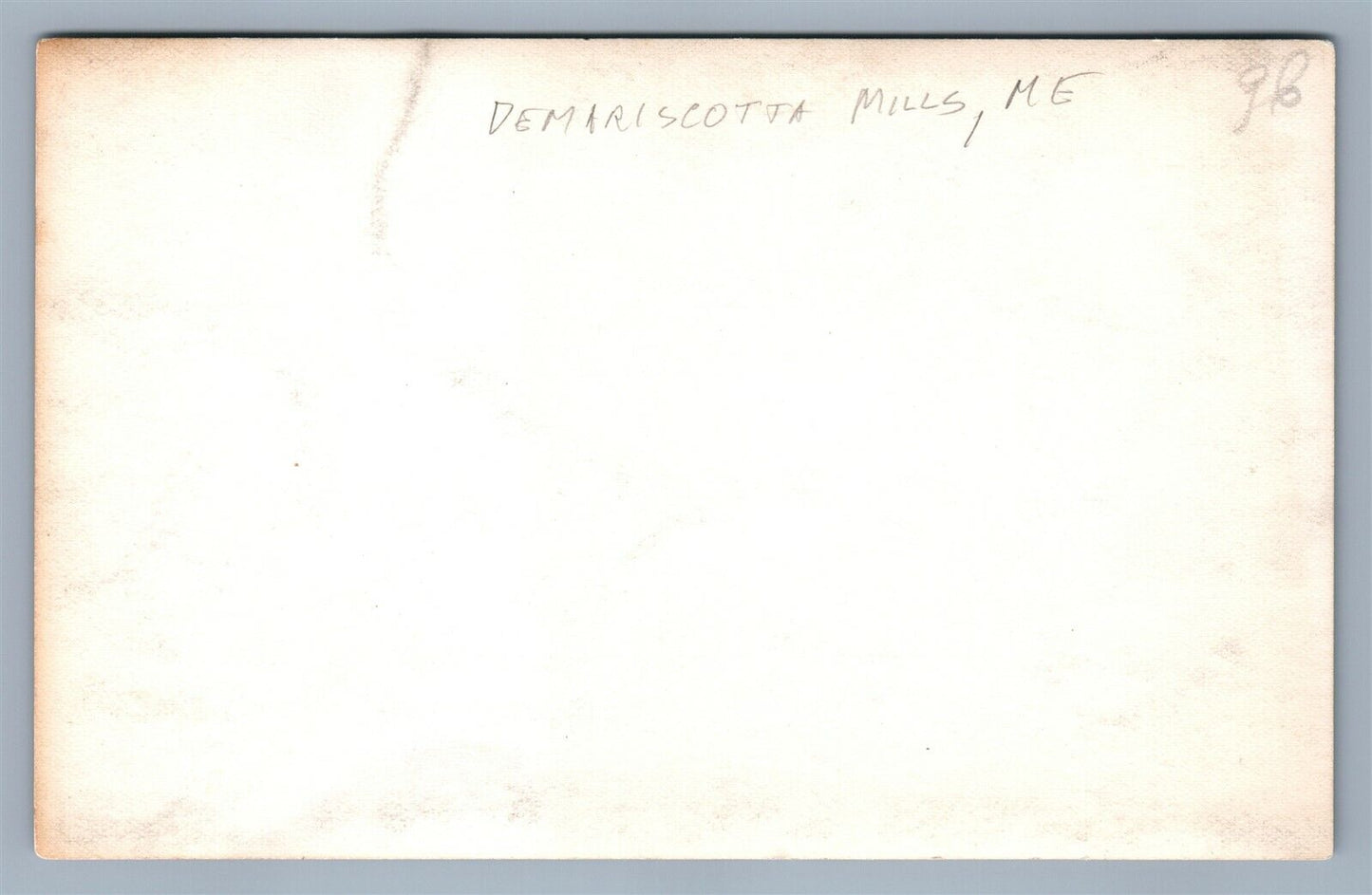 DEMARISCOTTA MILLS ME CATHOLIC CHURCH ANTIQUE REAL PHOTO POSTCARD RPPC