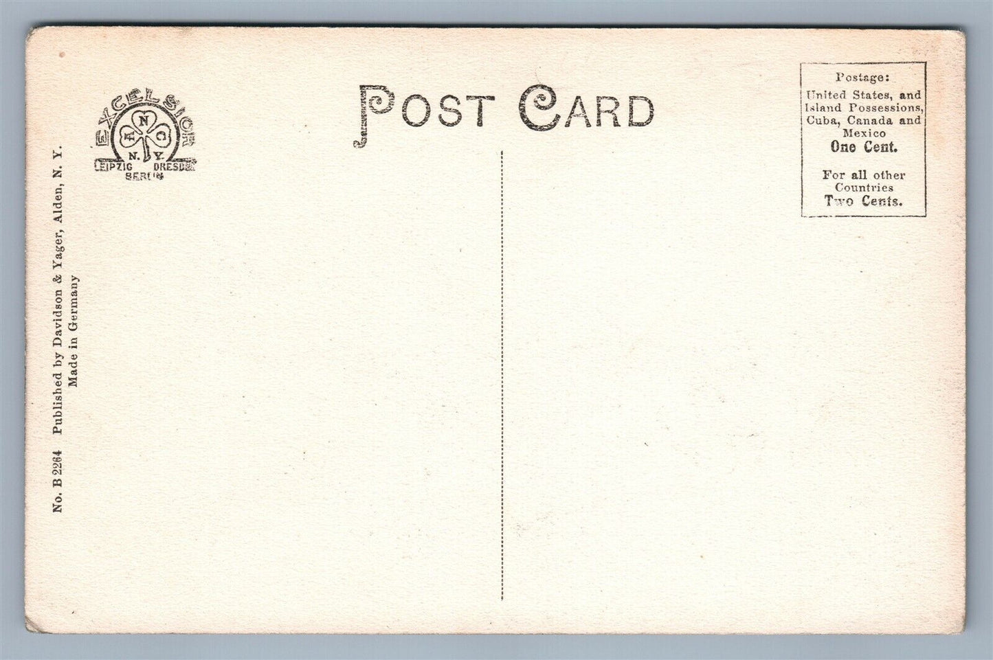 ALDEN NY EXCHANGE STREET ANTIQUE POSTCARD