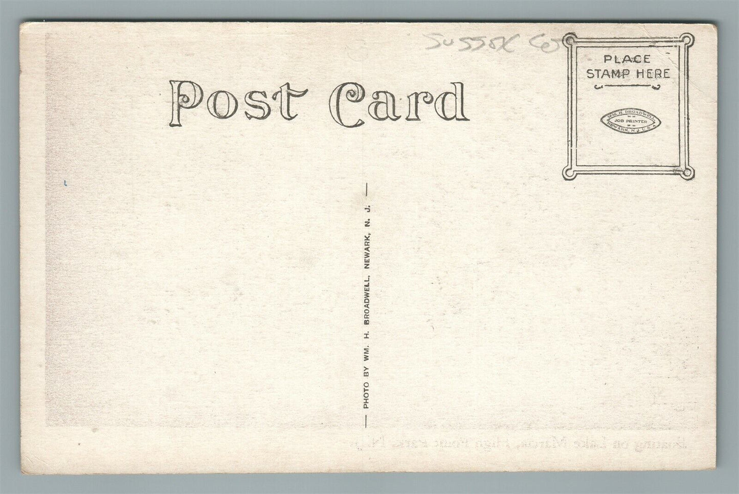 LAKE MARCIA NJ BOATING ANTIQUE POSTCARD