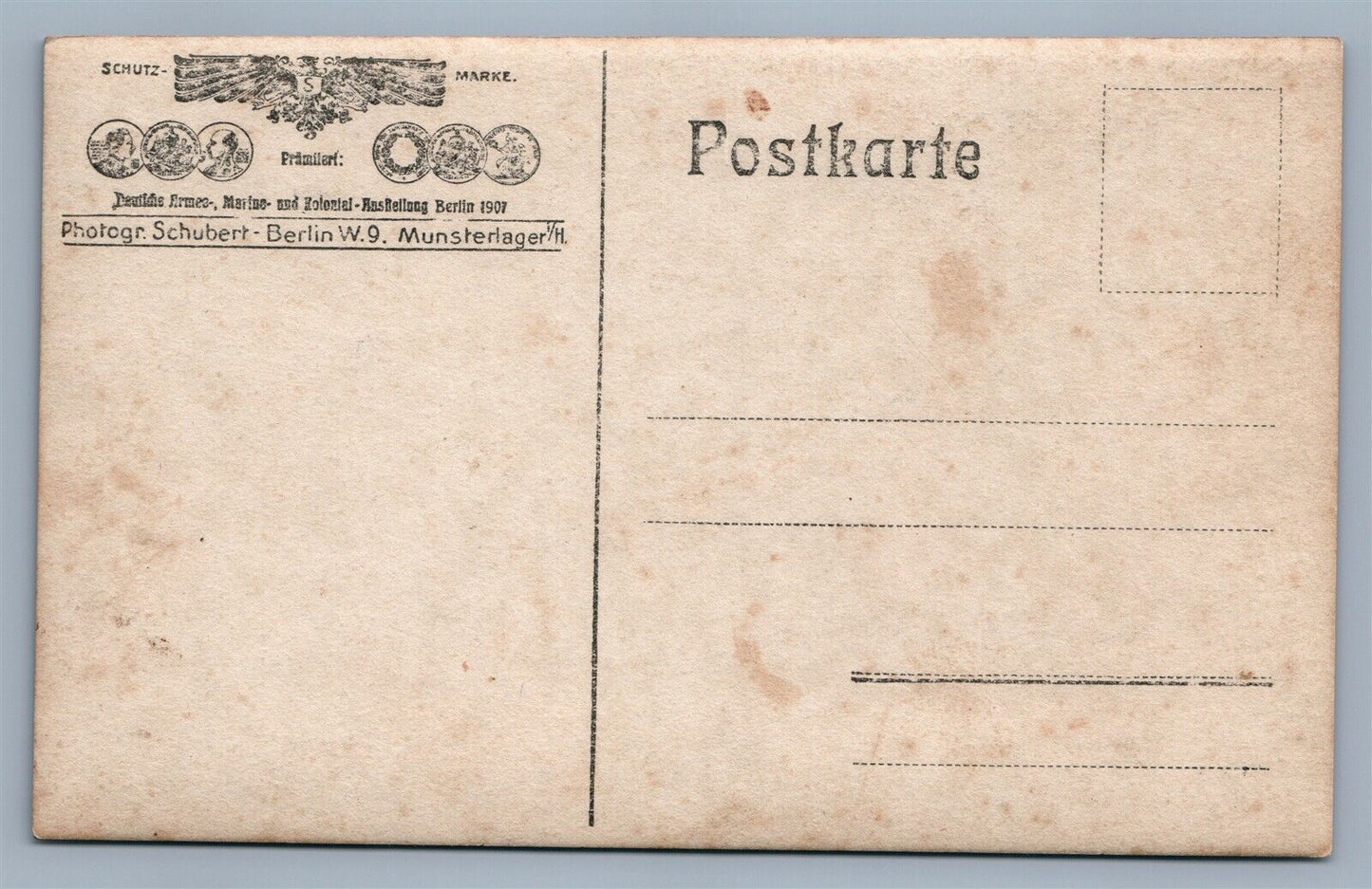 GERMAN ADVERTISING MULE CART ANTIQUE REAL PHOTO POSTCARD RPPC