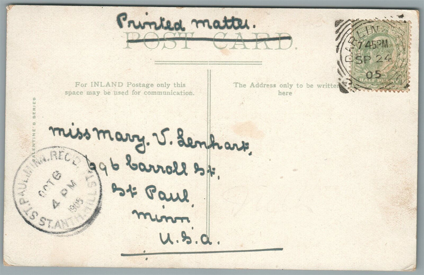 RUSSIAN SOLDIER CAPTURED BY JAPANESE ANTIQUE POSTCARD 1905 CANCEL