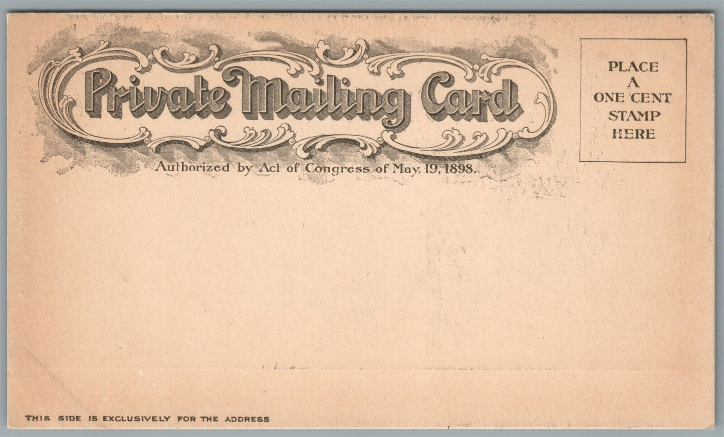 PROVINCETOWN MA ANTIQUE POSTCARD PRIVATE MAILING CARD
