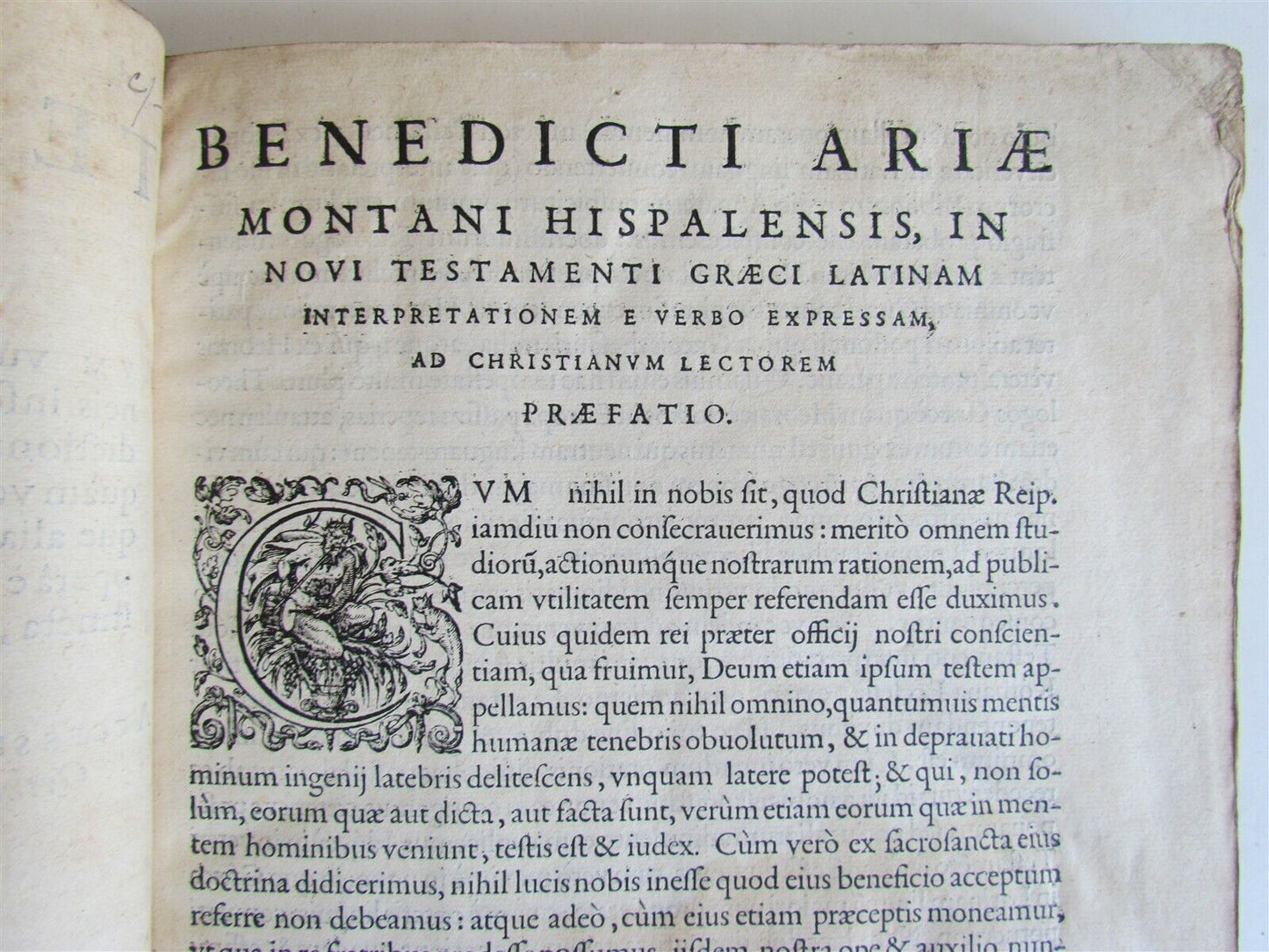 1584 GREEK BIBLE PLANTIN NEW TESTAMENT antique RARE 16th CENTURY FOLIO BIBLIA