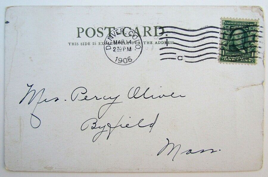 VINTAGE 1906 POSTCARD THE RAILROAD LOOP railway train