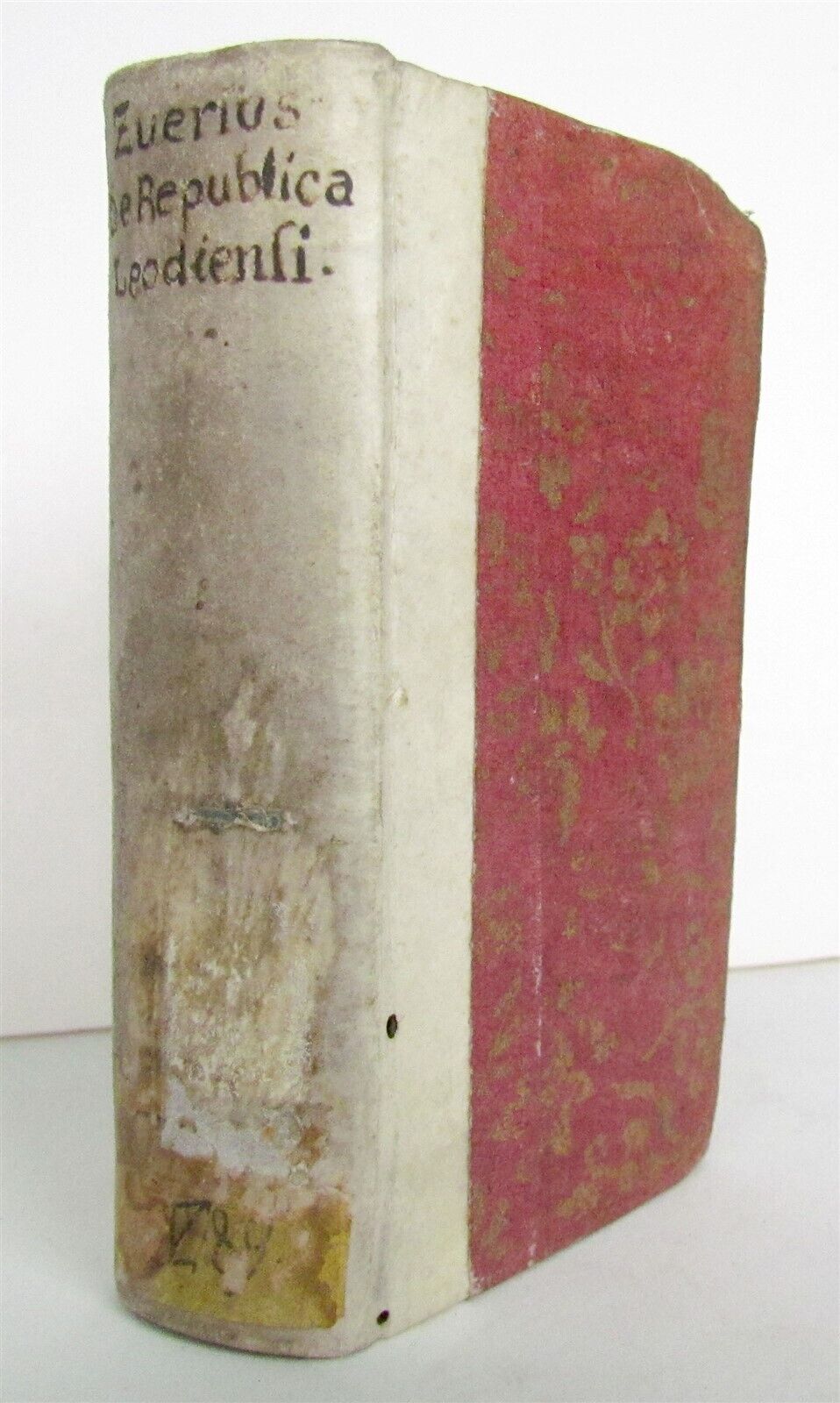 1633 DE LEODENSI RESPUBLICA antique by MARCUS BOXHORN