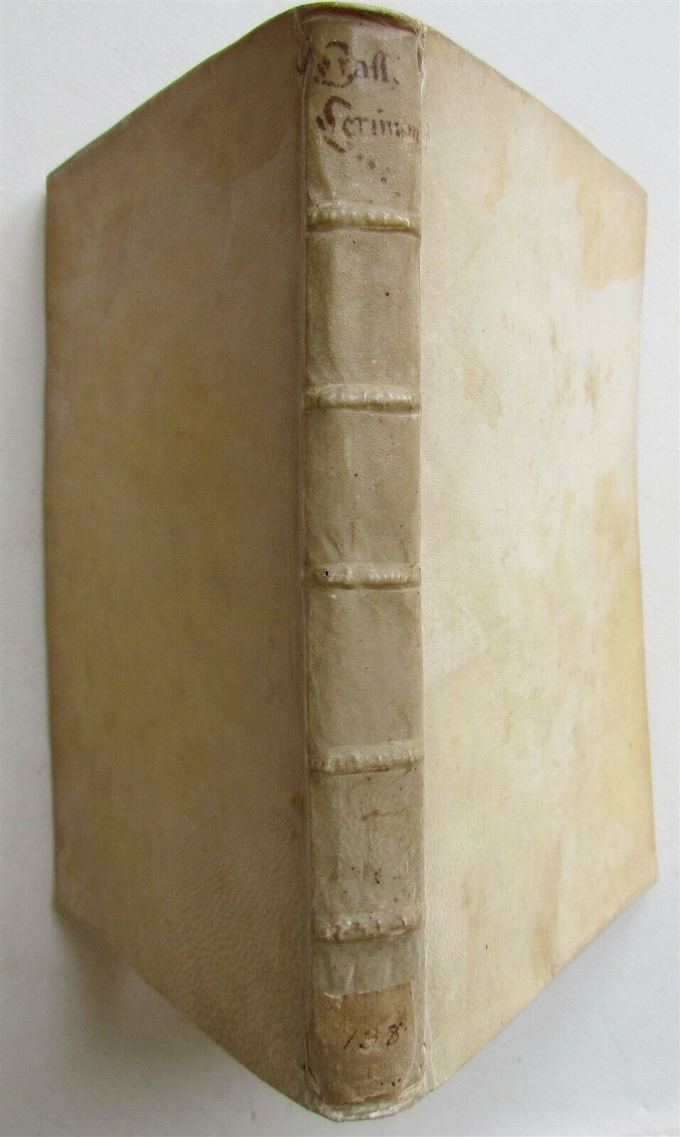 1582 PARIDIS CRASSI BONONIENSIS antique VELLUM BOUND 16th century