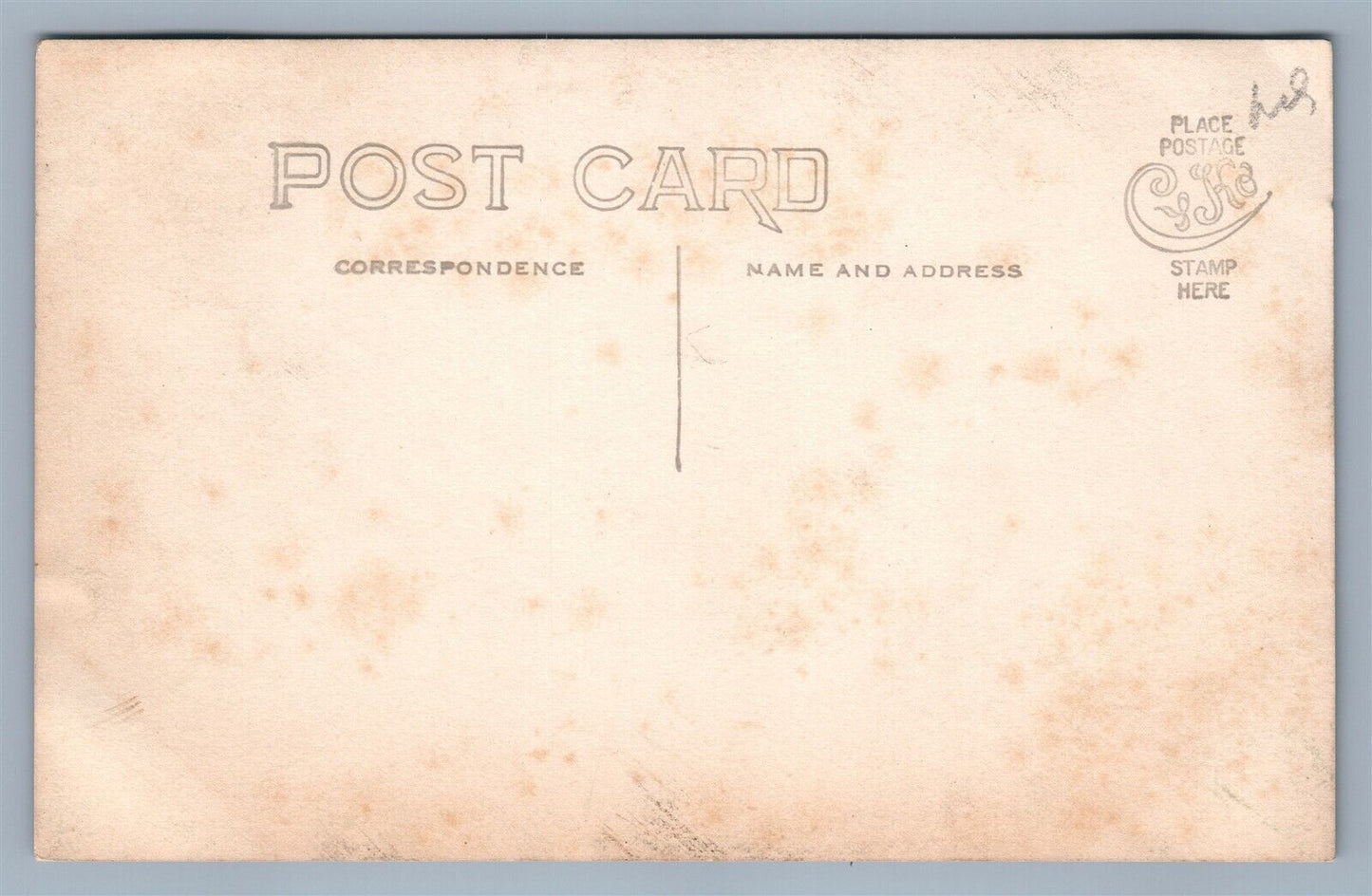 EARLY CAR CHECKING VINTAGE REAL PHOTO POSTCARD RPPC