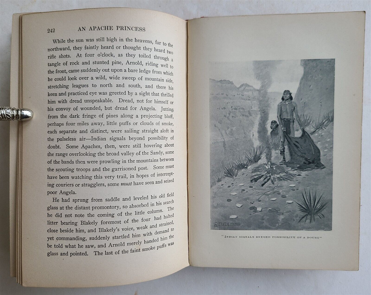 1903 AN APACHE PRINCESS GENERAL CHARLES KING antique AMERICANA illustrated