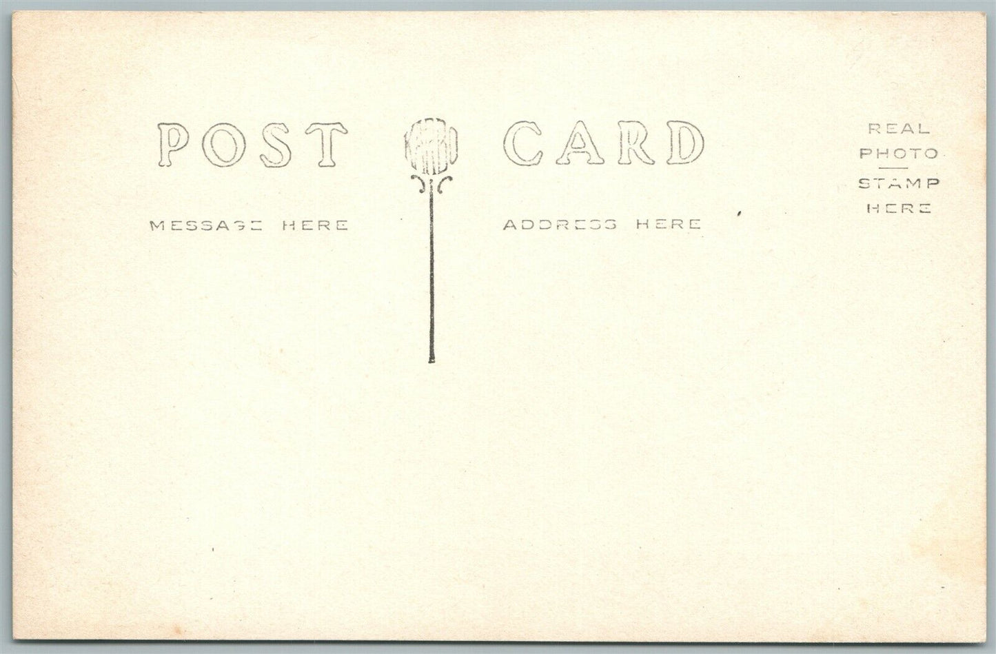 EXAGGERATED DUCK HINTING ANTIQUE REAL PHOTO POSTCARD RPPC