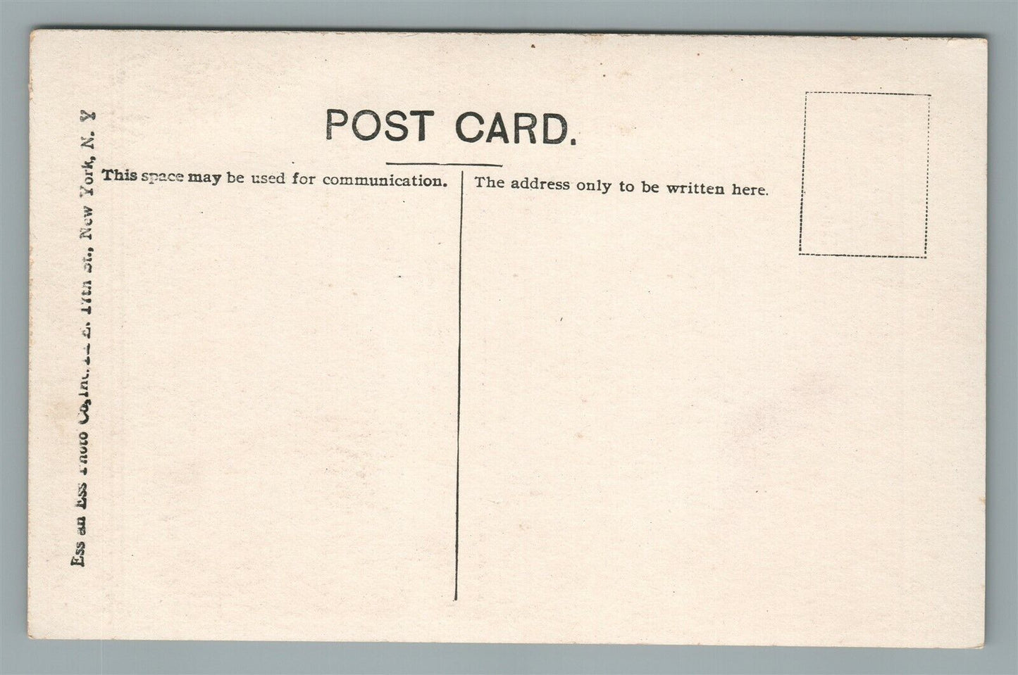 PARADISE VALLEY PA EVANGELICAL CHURCH ANTIQUE POSTCARD