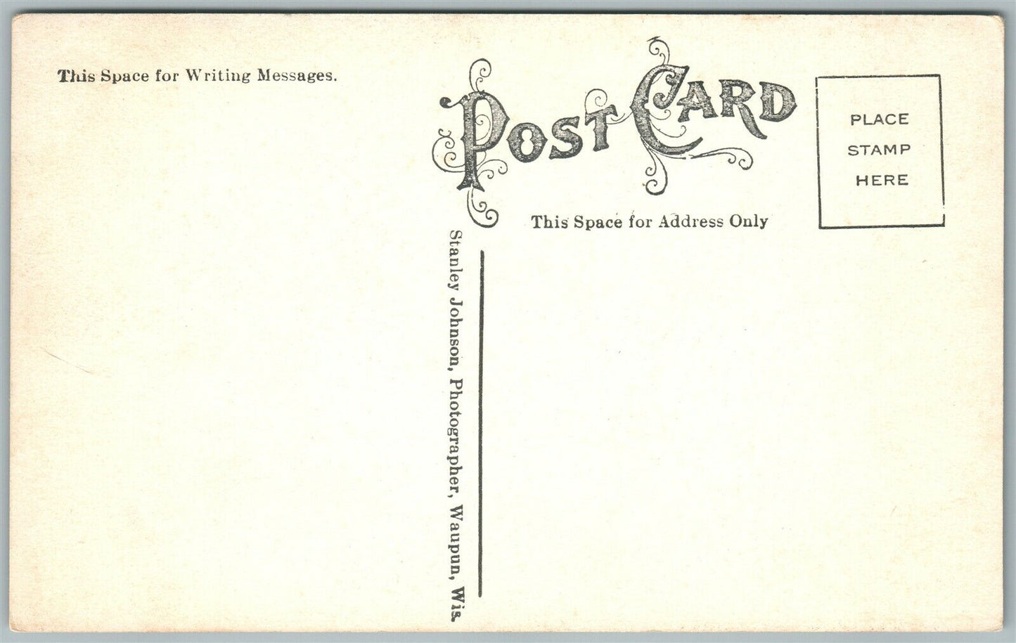 GILBERTVILLE MA HUNTING RABBIT EXAGGERATED ANTIQUE POSTCARD