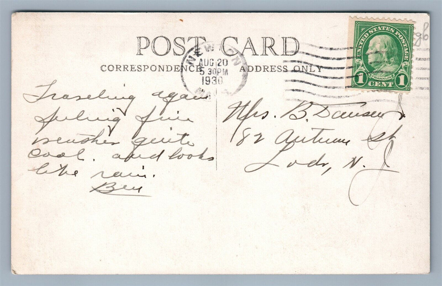 NEWTON MA HIGH SCHOOL ANTIQUE REAL PHOTO POSTCARD RPPC