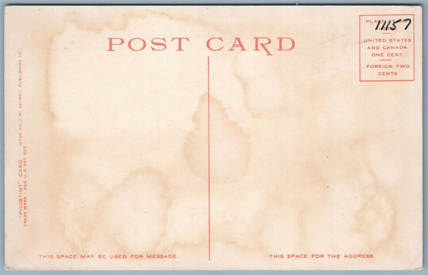 IRENE ROCK ASSINBOINE INDIAN ANTIQUE POSTCARD
