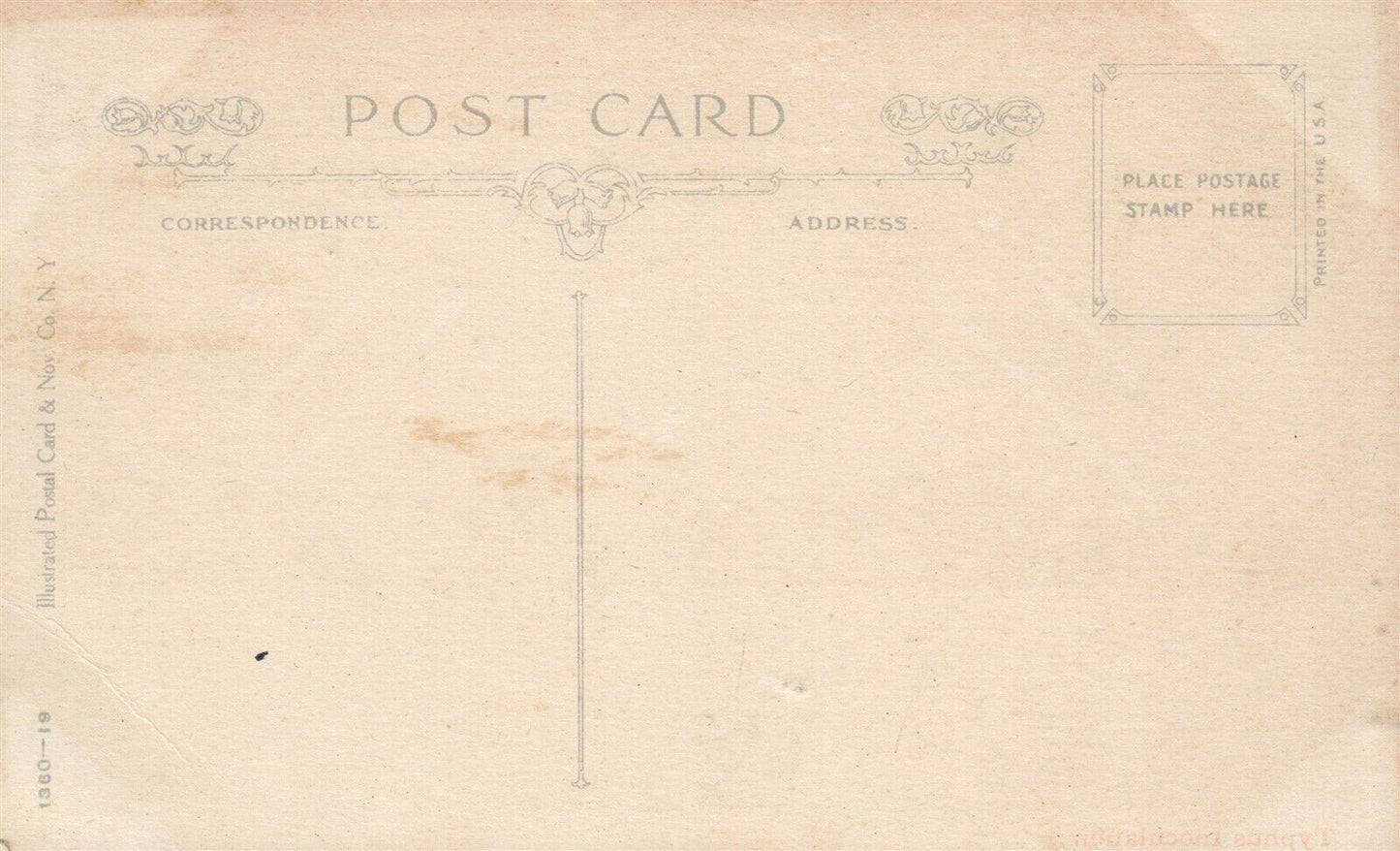 TYPHUS INOCULATION ANTIQUE WWI MILITARY ANTIQUE POSTCARD