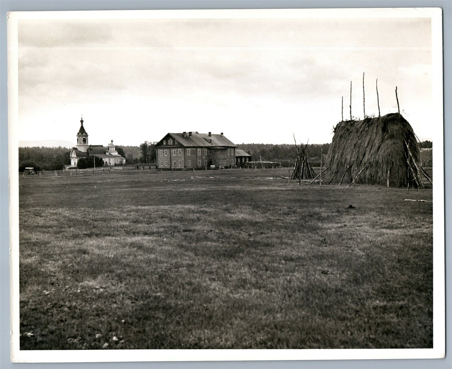 1930s RUSSIAN MONASTERY ARCTIC OCEAN FINLAND VINTAGE REAL PRESS PHOTO